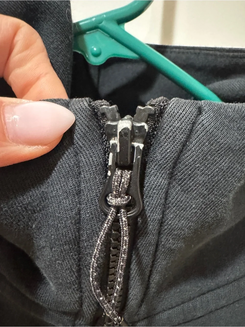 Nike Black and Light Gray Colorblock Full‑Zip Hoodie| Nike Tech Windrunner